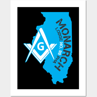 Monarch Lodge No. 99 IL PHA Posters and Art